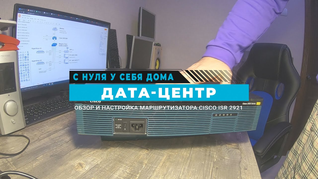 004 - Дата-центр - Базовая настройка маршрутизатора Cisco ISR 2921