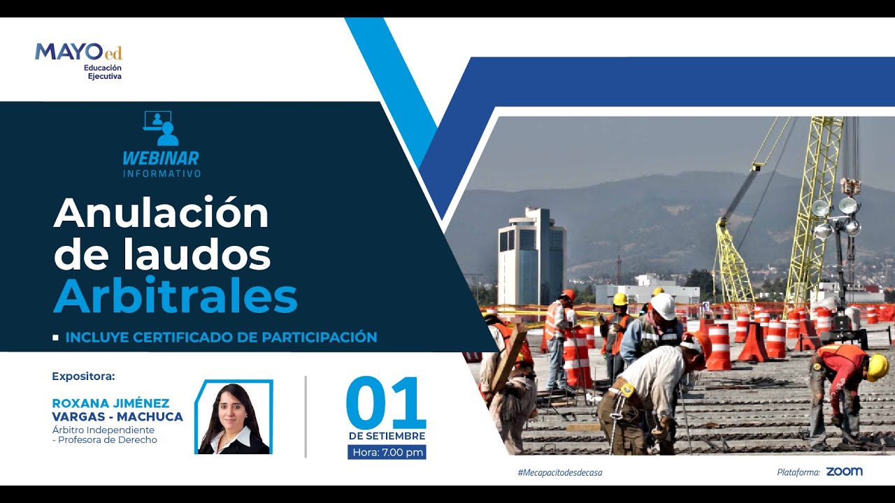 Webinar  Anulación de Laudos Arbitrales