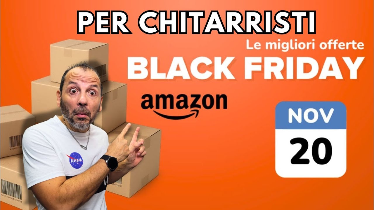 Le Migliori offerte per Chitarristi - Black Friday Amazon Novembre 2025.