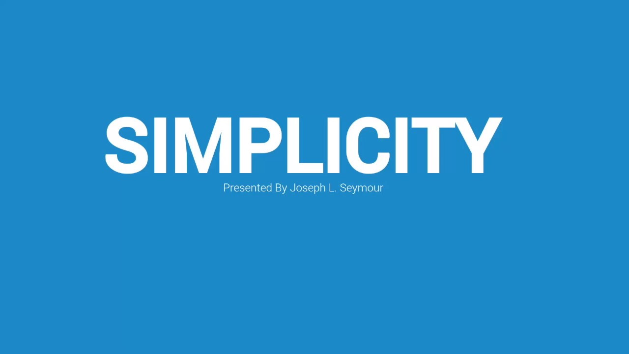 Simplicity Art 231 Final: JSeymour