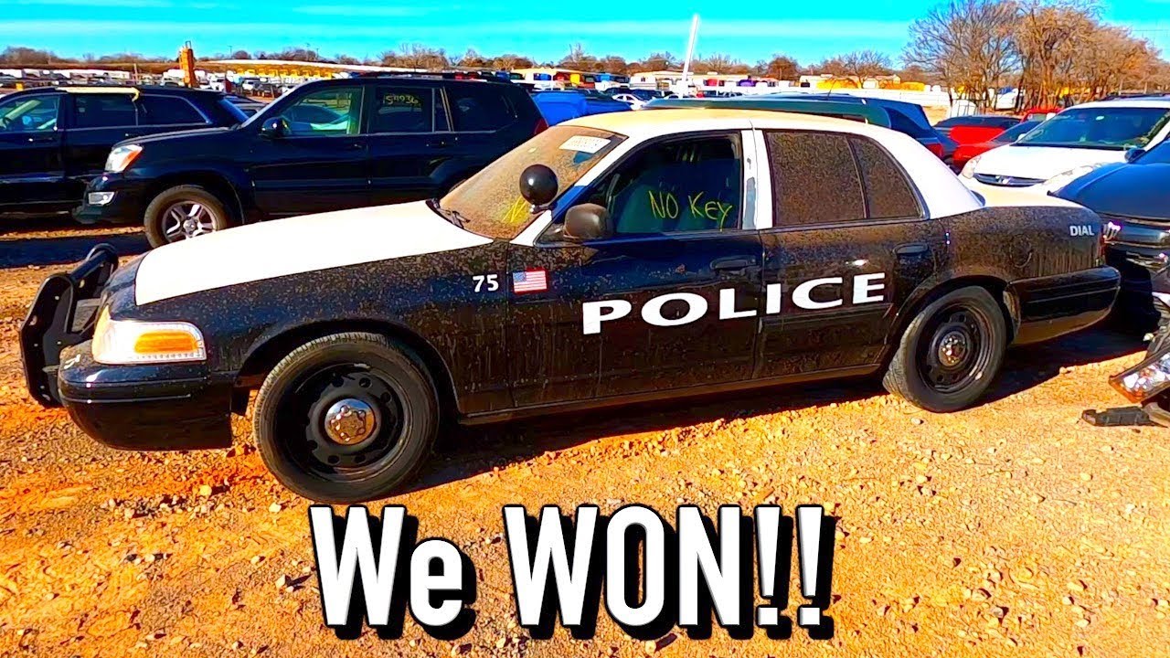We Won a Copart $1250 2009 Ford Crown Vic Police Car with 62K Miles!!!