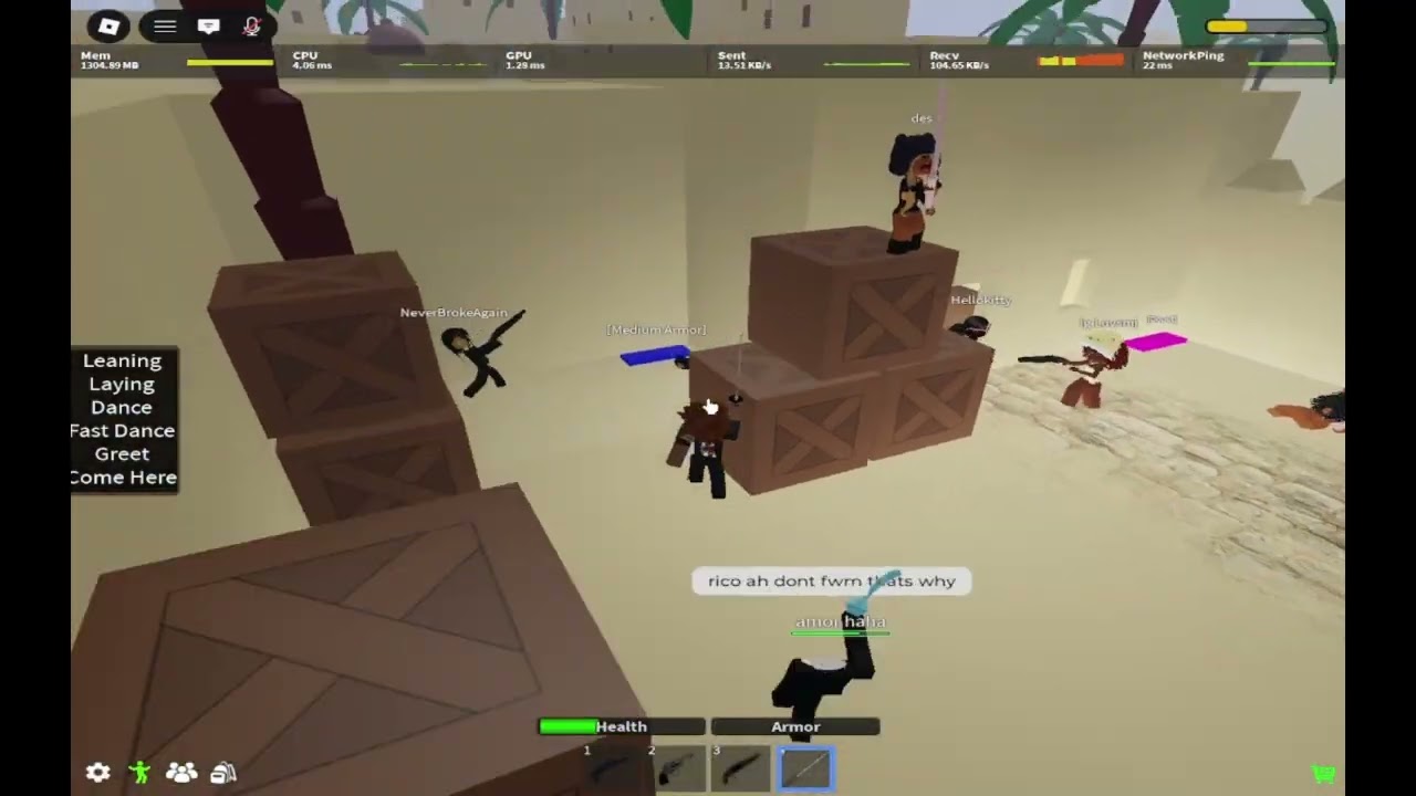 5v1 vs locking crew