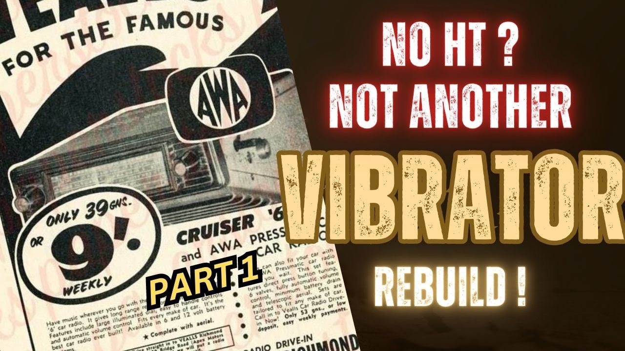 AWA Cruiser 6v Car Radio - PART 1