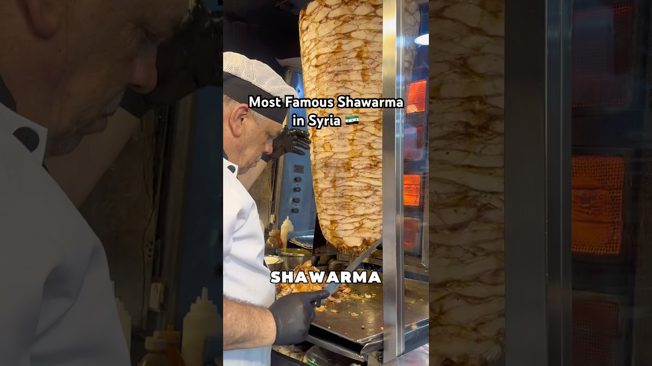 Самая известная шаурма в Сирии #syria #syrian #syrianfood #travelvlog #travel