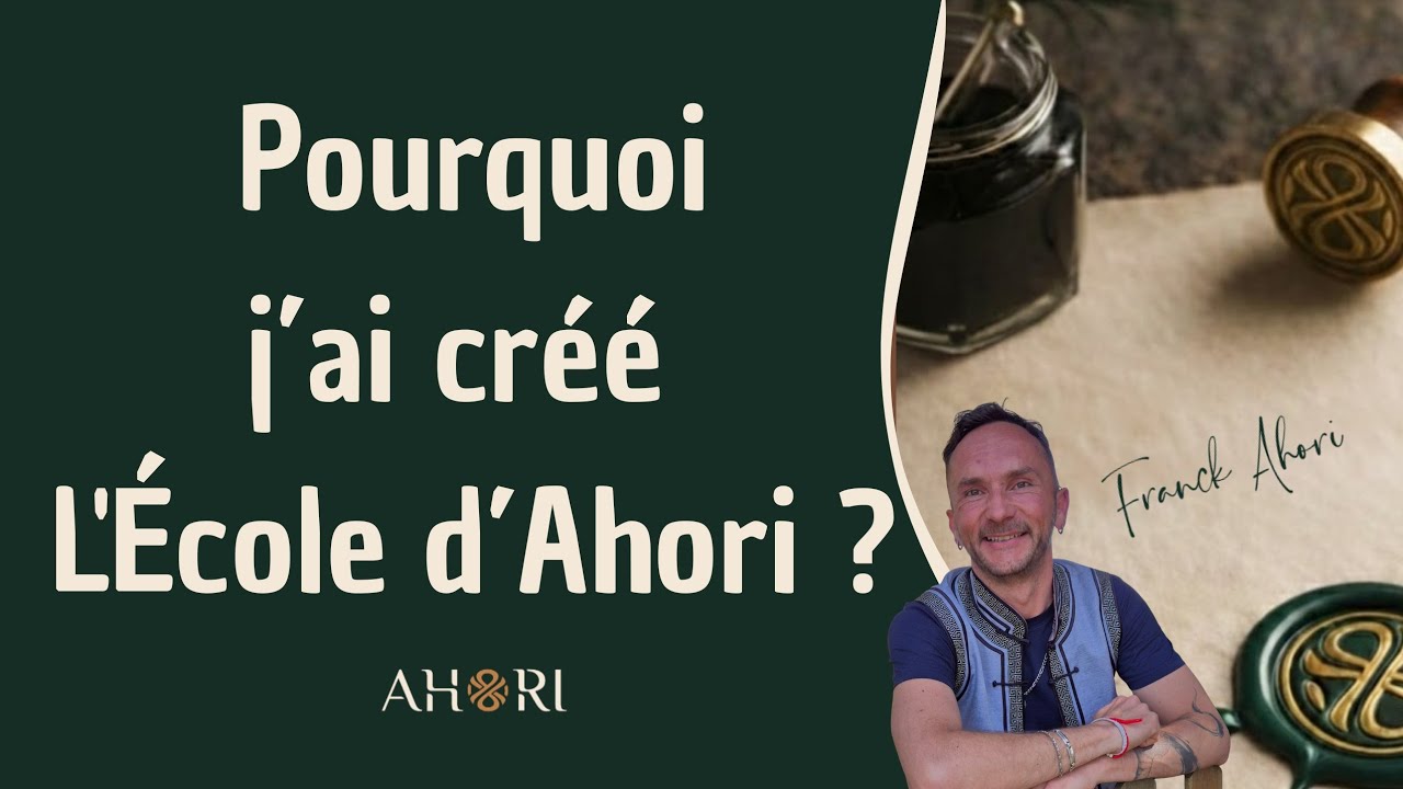 La Genèse de l'École d'Ahori : Ma vision de la transmission chamanique