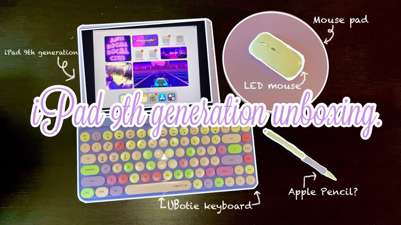 iPad 9th Generation unboxing + Accessories 2021: Apple Pencil alternative, retro keyboard, and more!