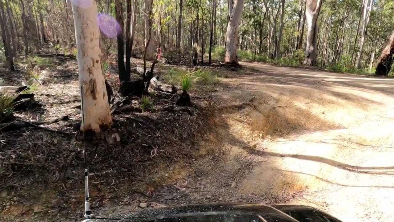 D'Aguilar National Park Mount Mee forest drive. 4WD A Break, K Break and Western Escarpment