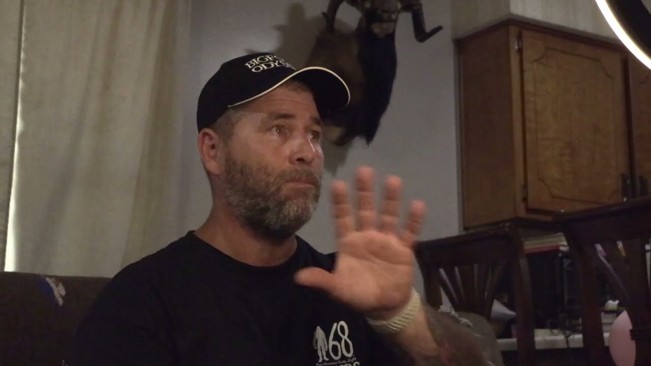 Giant Sasquatch Spitting Mad All Up In This Man's Face 3 Feet Away