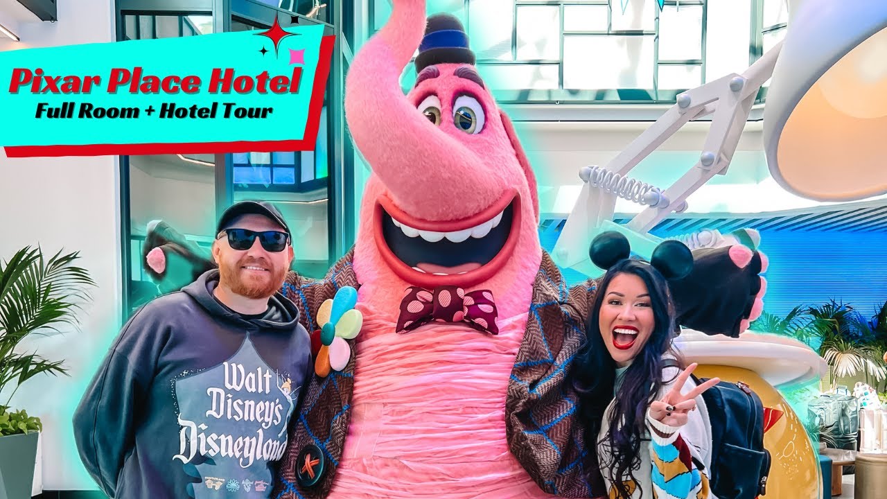 Our Pixar Place Hotel Stay - Full Room Tour - Staying at a Disneyland Park Hotel & What To Expect!