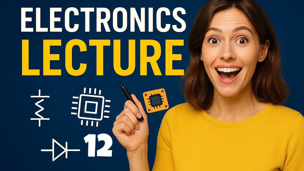 Electronics - Lecture 12 | OP-AMP (integrator , differentiator) - مكبر العمليات كدالة تكامل و تفاضل