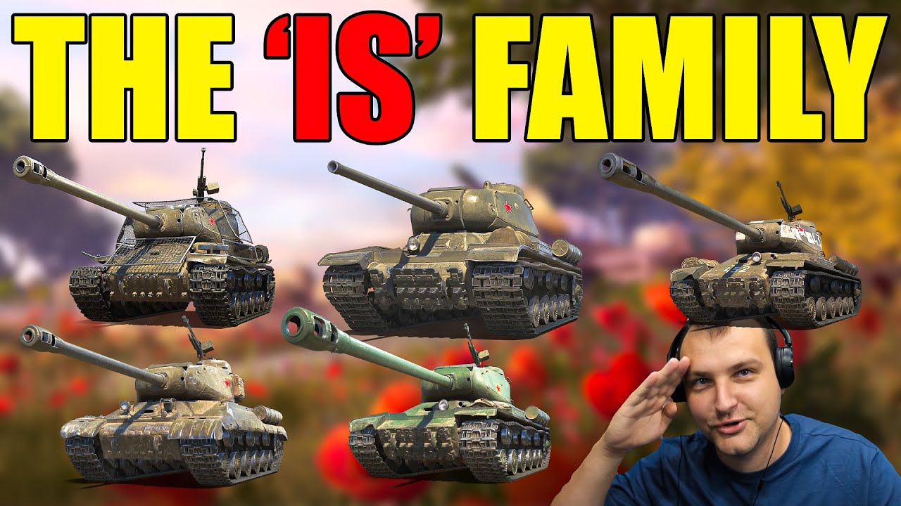 The 'IS' Family in World of Tanks!!