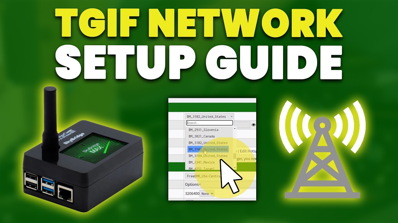 Step-by-Step Guide to Setting Up TGIF Network on Skybridge Max | DMR Configuration Tutorial
