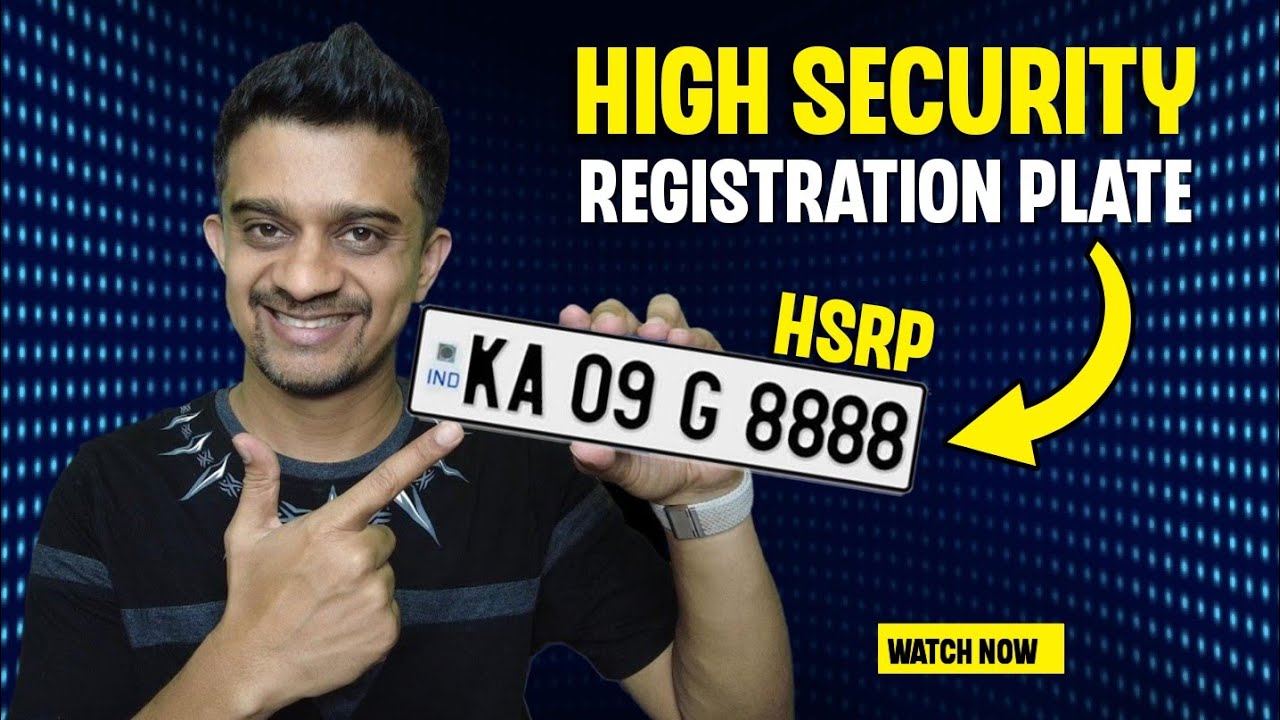 How to get HSRP number plate for your car? High Security Registration Plate | Detailed Guide