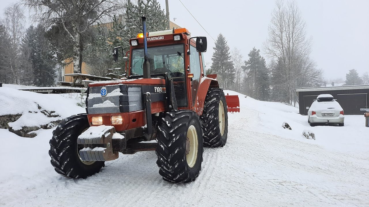 Fiat F100-Høstpløying og snøbrøyting