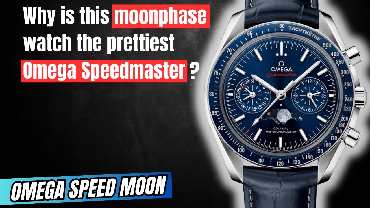 Omega SpeedMaster MoonPhase ⌚ Chic, sporty and poetic automatic chronograph with moon phase 😈🔥