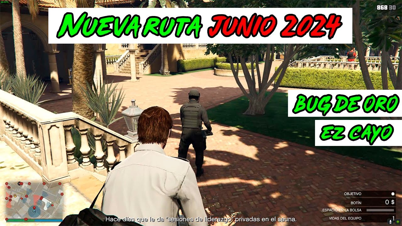 NUEVA RUTA ACTUALIZADA JUNIO2024 Para CAYO PERICO, BUG DE ORO EN MODO SOLO, DESAFIO ELITE