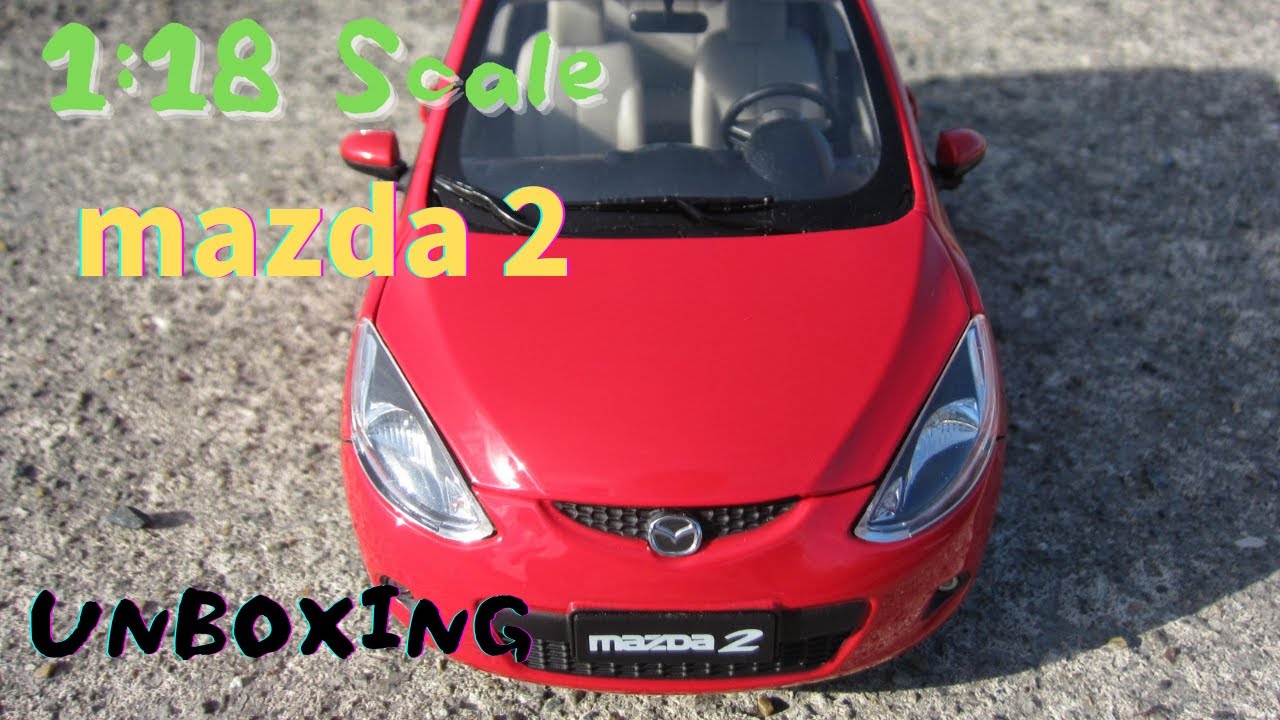 [unboxing]1/18 mazda 2_Paudi model