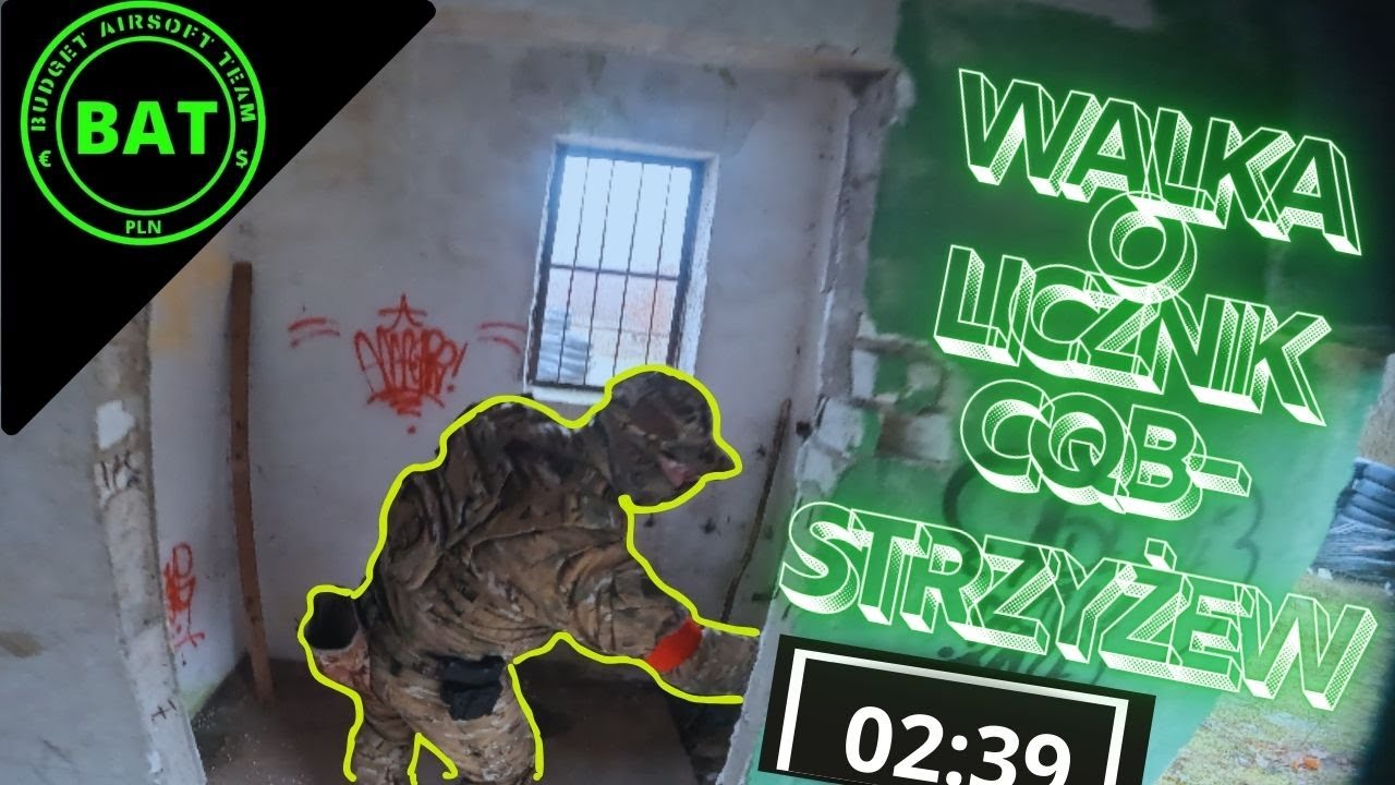 CQB Airsoft Strzyżew | Gameplay with m904g Double Eagle