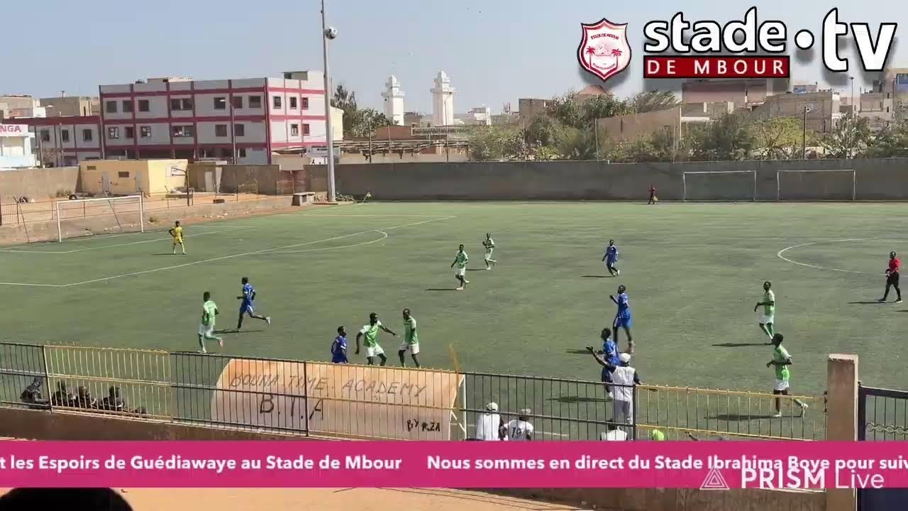 16eme de finale coupe du Senegal Espoir Guediawaye vs Stade de Mbour