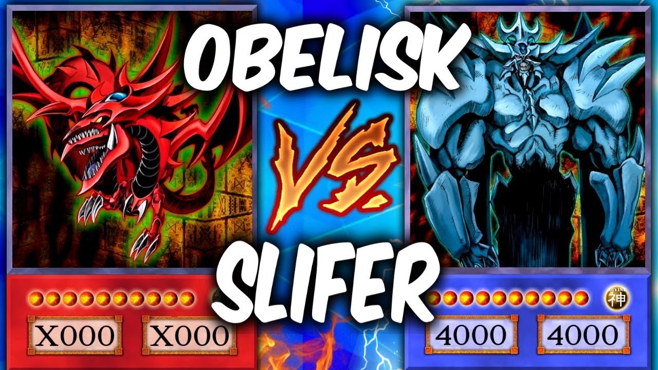 Yugioh SLIFER vs OBELISK THE TORMENTOR! (Yu-gi-oh God Card Deck Duel!)