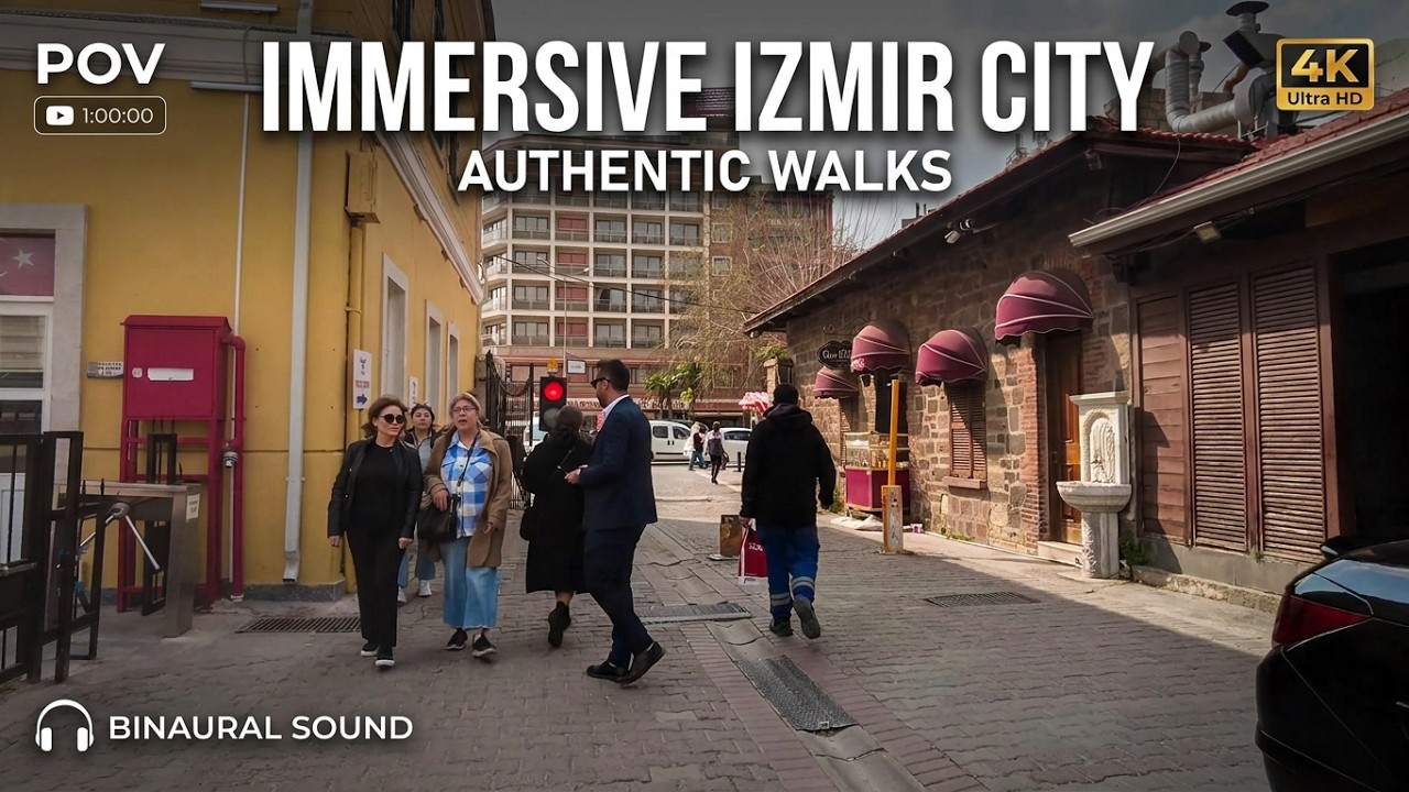 4K Izmir City Walk | T&uuml;rkiye | One of the Most Authentic Walks in Izmir | POV