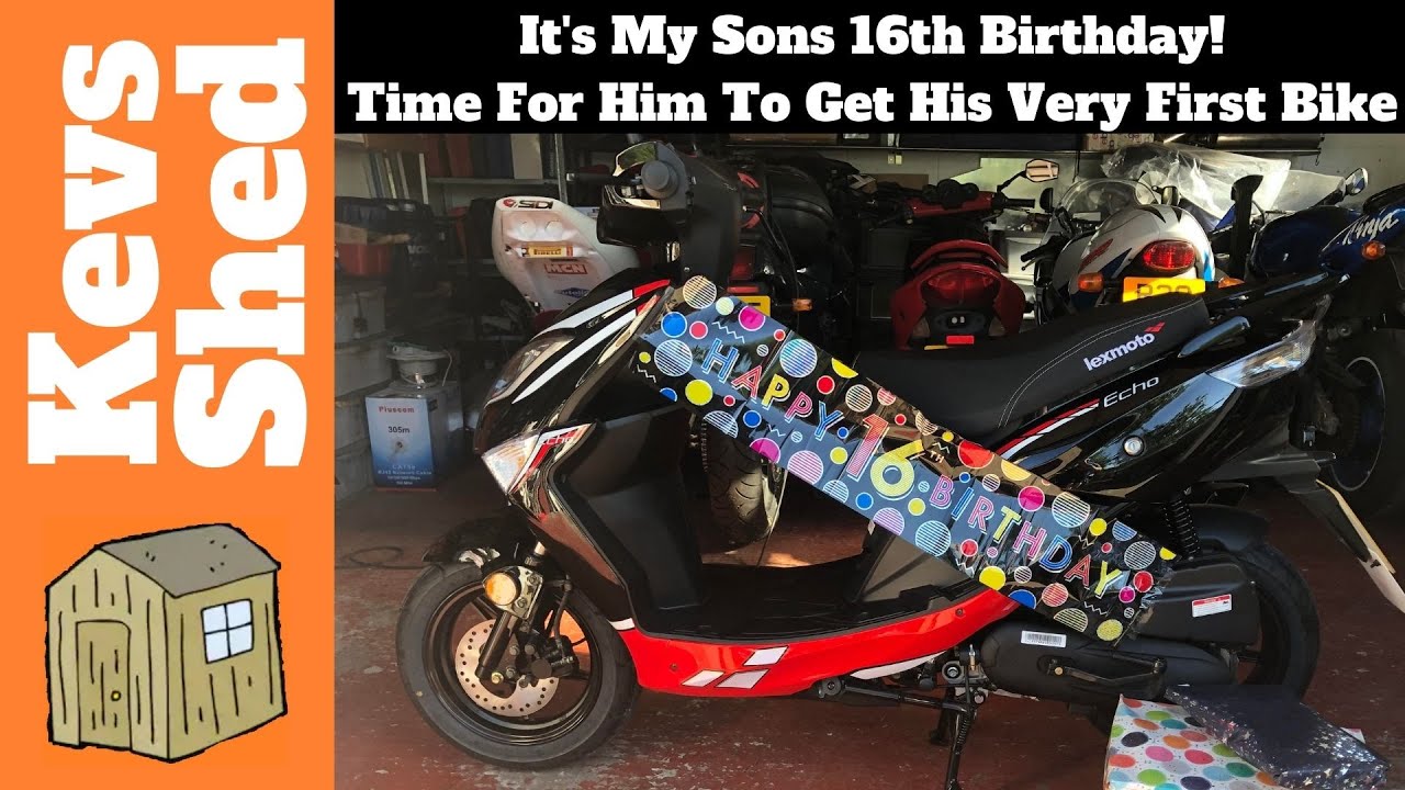 My Son Is 16! Time For His First Bike! Lexmoto Echo+ 50cc