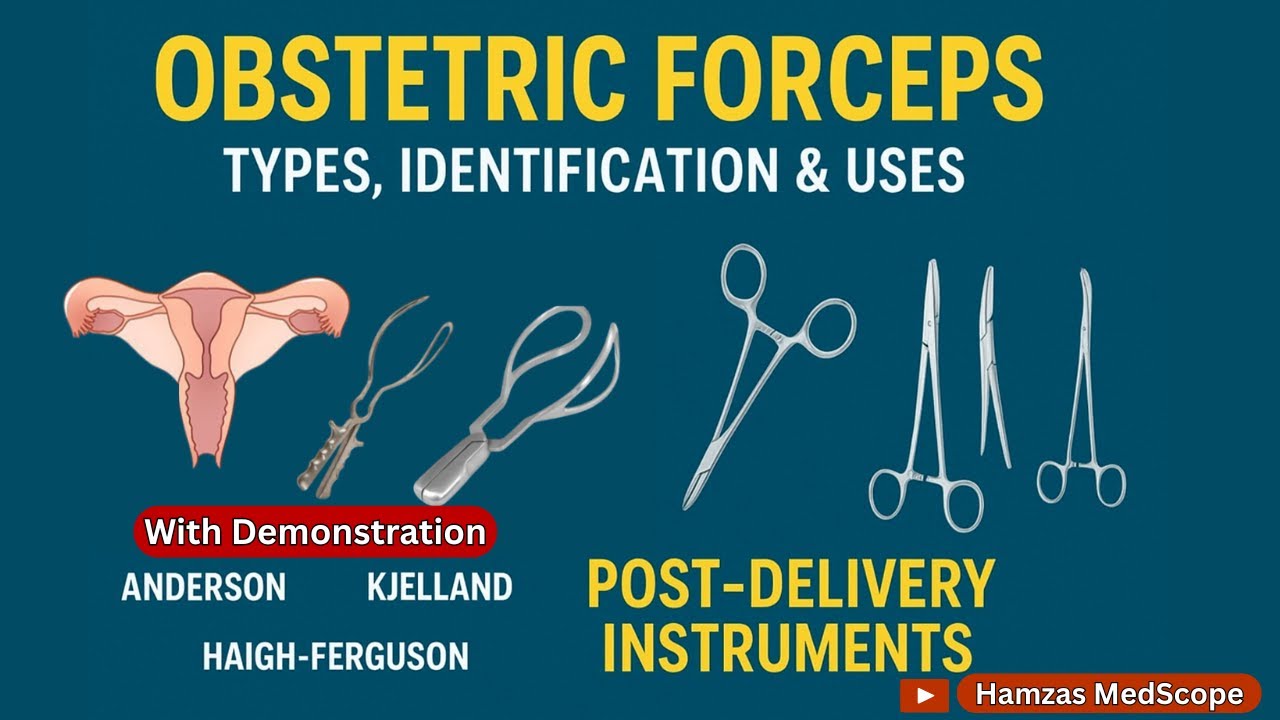 Obstetric Forceps  | Outlet & Axis Traction delivery Forceps #gynaecology #surgicalinstruments