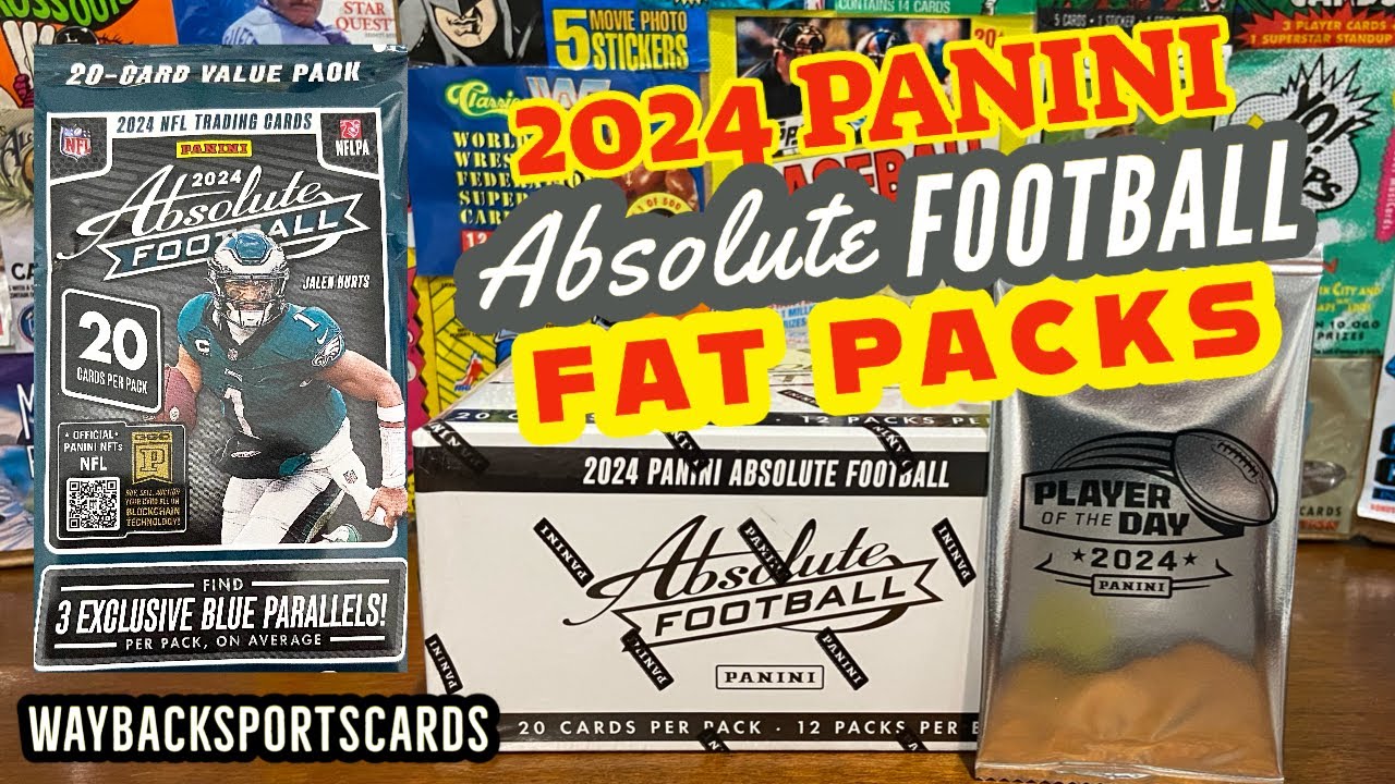 Super Bowl Celebration with 2024 NFL Panini Absolute Football Fat Pack Box Break!