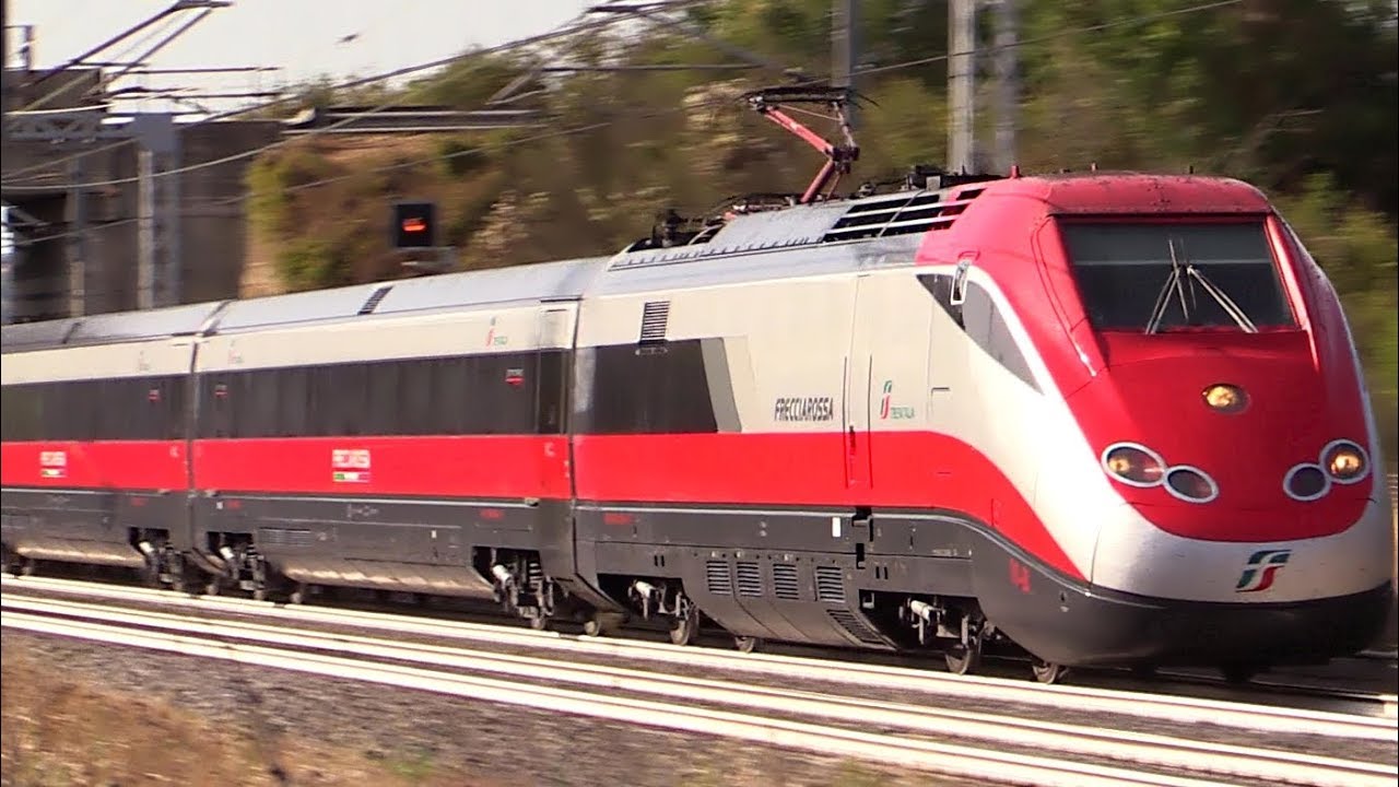 Treni Alta Velocità in DD Roma Firenze a Orte - Frecciarossa, Frecciarossa1000 doppio, Italo