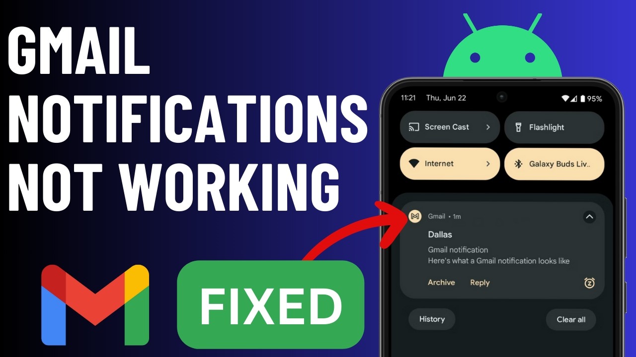 [ИСПРАВЛЕНО] Уведомления Gmail не работают на Android (2026)