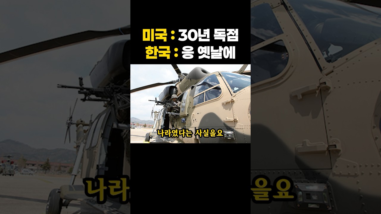 미국이 독점하던 헬기 시장에 한국이 수리온으로 균열 낸 이유