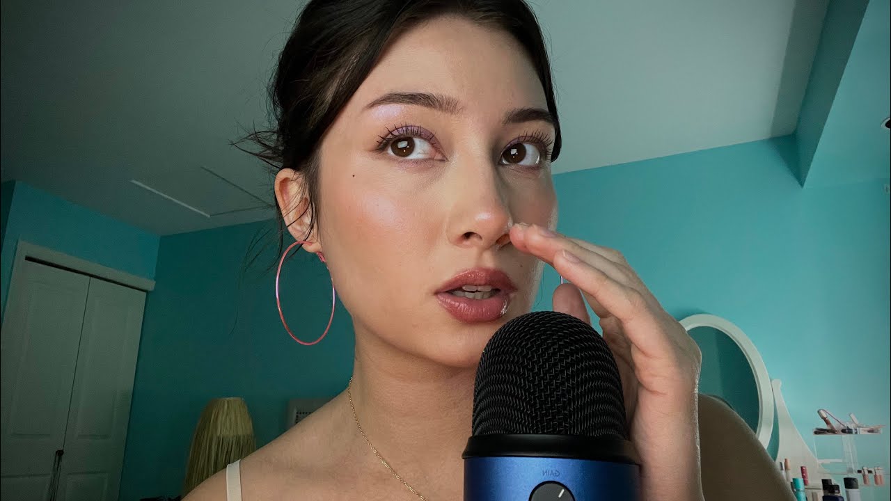 ASMR whispering tongue twisters (repetition, hand movements, whispering)