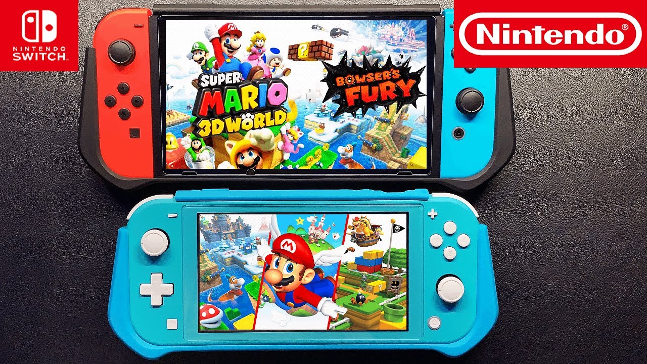 Super Mario 3D World | Nintendo Switch Vs Nintendo Switch Lite | Gameplay