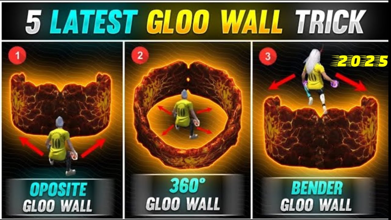 Free Fire Gloo Wall Setting | Gloo Wall Setting | Free Fire Me Fast Gloo Wall Kaise Lagaye