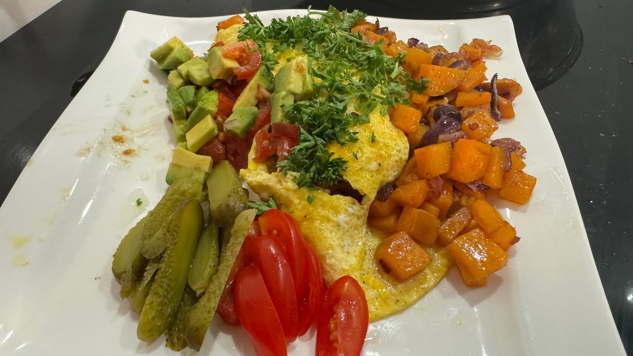 Süßkartoffel Bauernfrühstück oder Süßer Bauer