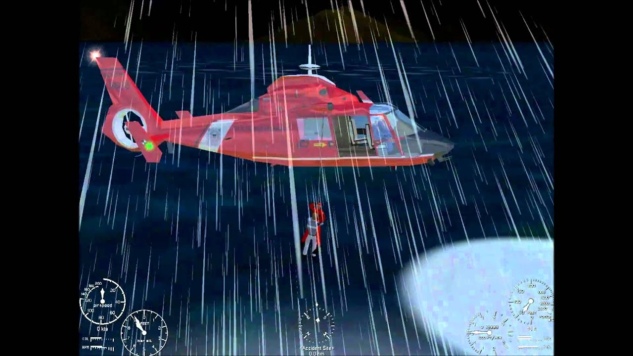 Search and rescue 4: rescuing 2 victims in bad weather
