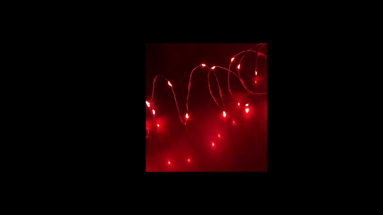 Red Multi Function Micro LED String Lights (240 bulbs 39ft)