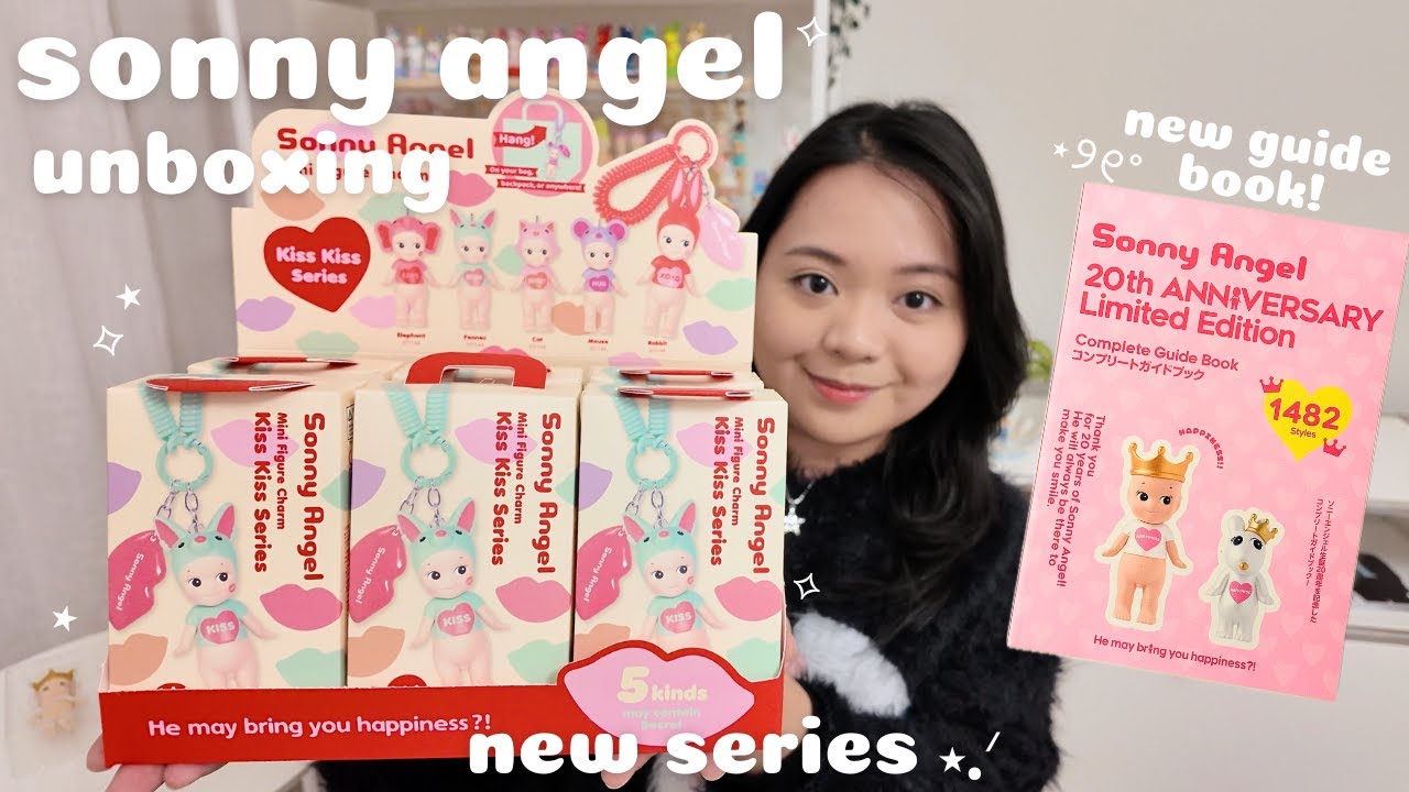 sonny angel kiss kiss series 💋 & 20th anniversary guide book 👑 unboxing! ˖ ࣪⭑