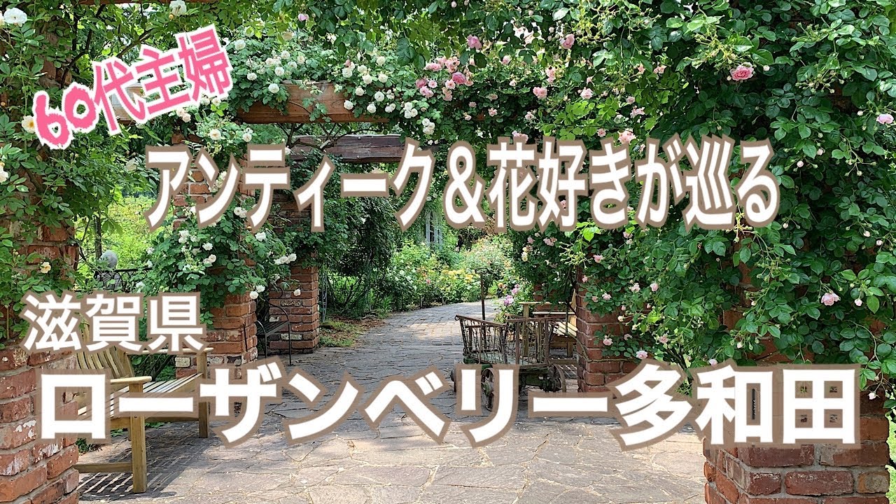 「滋賀県ローザンベリー多和田」花とアンティーク好きの60代主婦