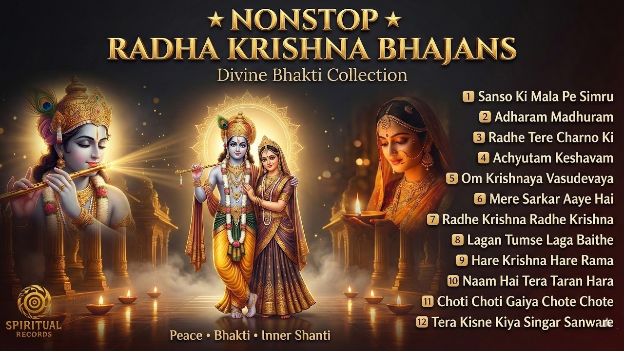 Radha Krishna Morning Bhajans | Top 11 Superhit Bhakti Songs 2026 | Peace & Healing