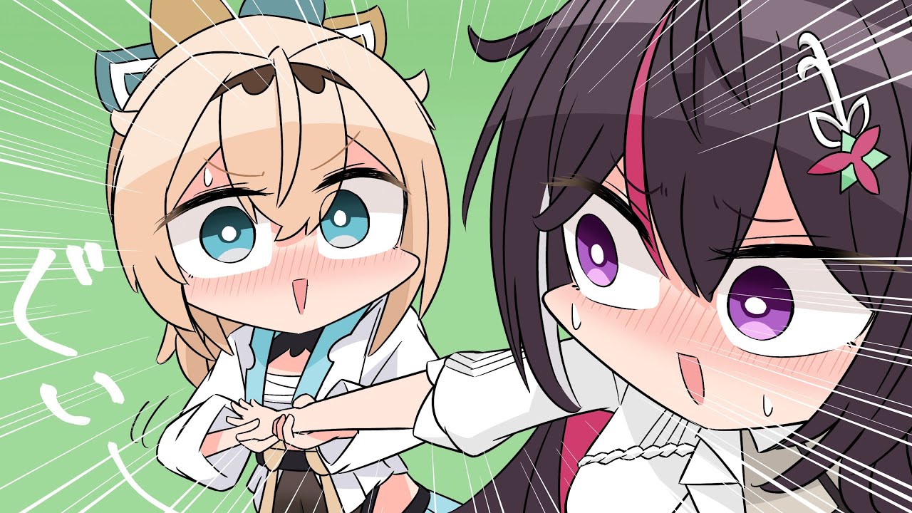 【手描き】いつもウチのAZKiがどうも【風真いろは/AZKi/天音かなた/あずいろ/かなあず/ホロライブ/切り抜き漫画】
