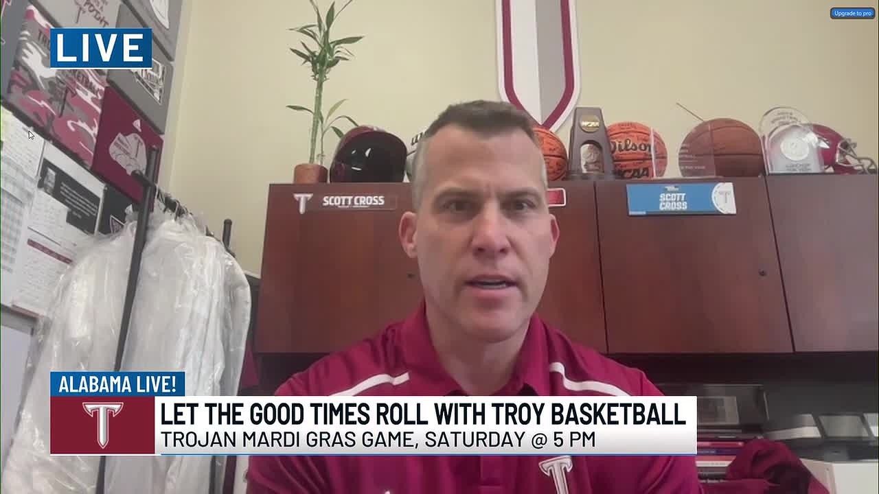 Celebrate Madi Gras with Troy's basketball team this Saturday