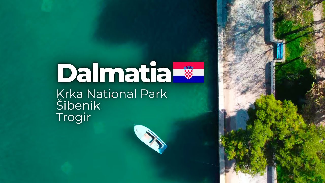 Krka, Šibenik, Trogir | Dalmatia (Croatia 4k video) | Dalmacja (Chorwacja) | Dron 4k