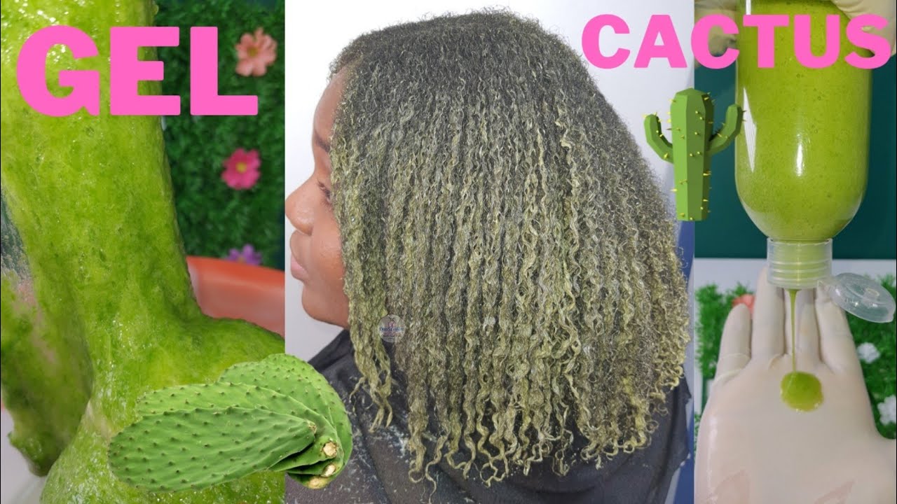 #123. Gel de cactus ou raquette dans les cheveux ! Hydratation en profondeur  crépus et bouclés. Jèl