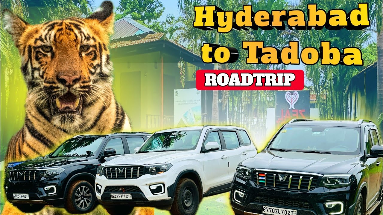 Hyderabad to Tadoba Roadtrip | ScorpioN Convoy Reaches Kolara Zone| Zeal Resort 