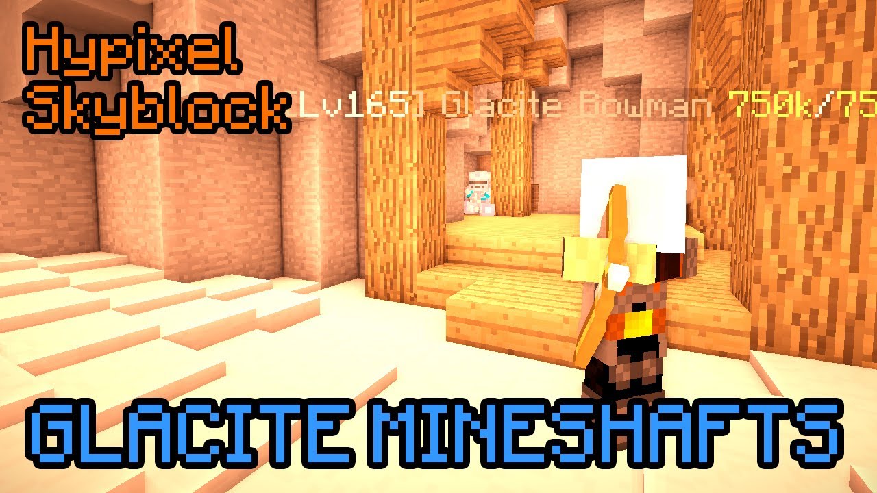 So sehen GLACITE MINESHAFTS aus (Hypixel Skyblock)