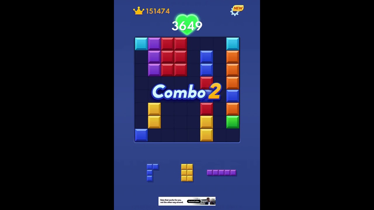 Playing block blast