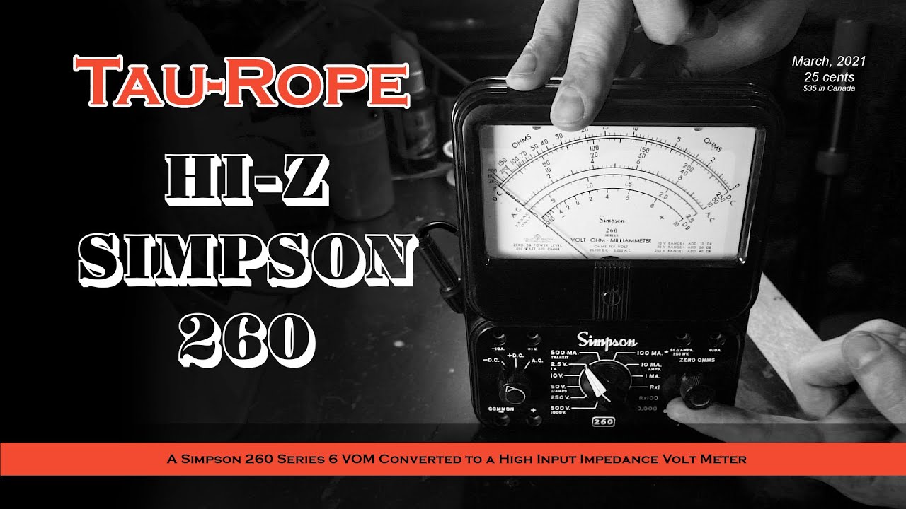 High Input Impedance Simpson 260 Meter