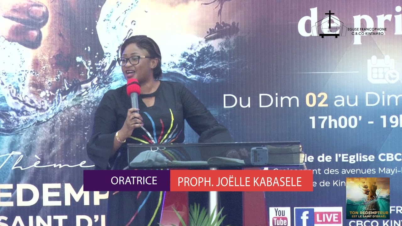 Past Joelle Kabasele - Demeurer dans la sanctification - 12 mai 2021