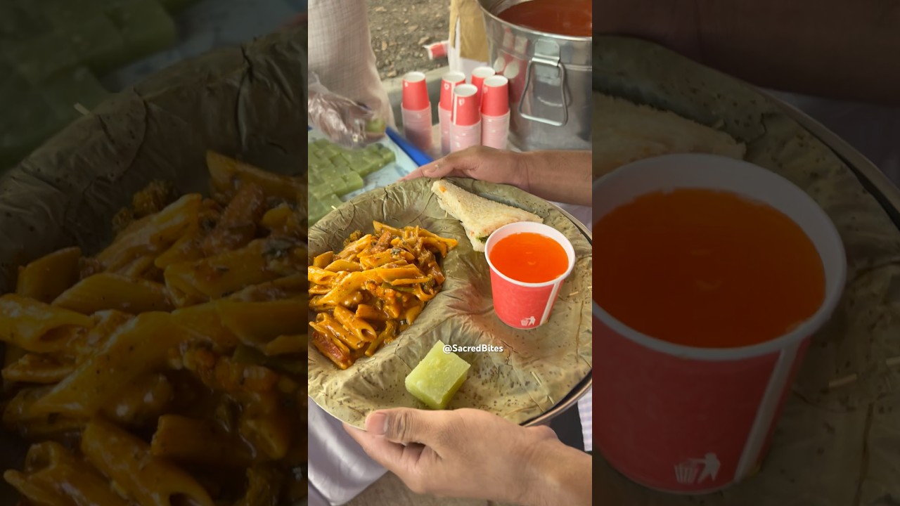 ISKCON SPECIAL SUNDAY FEAST 🥳 | A Taste of Bhakti 😍🥳 #iskcon #food #iskonian